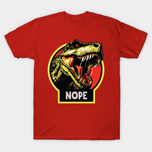 Jurassic Park-Nope T-Shirt by qggraphics